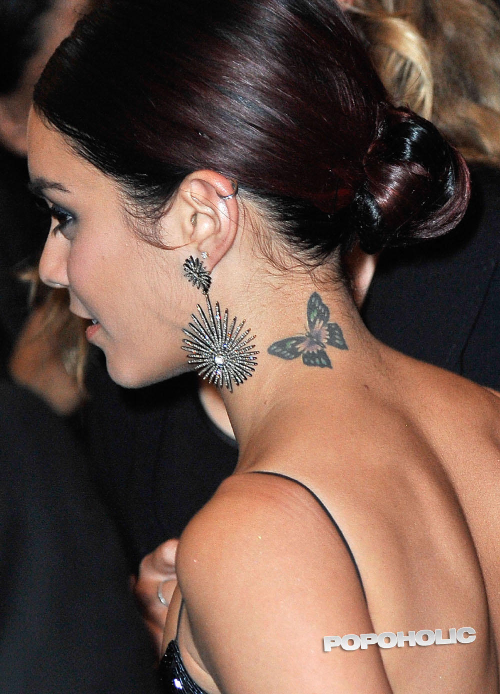 Vanessa hudgens neck tattoo