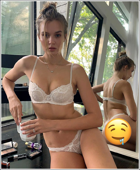Banzai verfrommeld Elementair Popoholic » Blog Archive » Josephine Skriver's Cleavage And Booty In  Lingerie Will Melt Your Face Off!